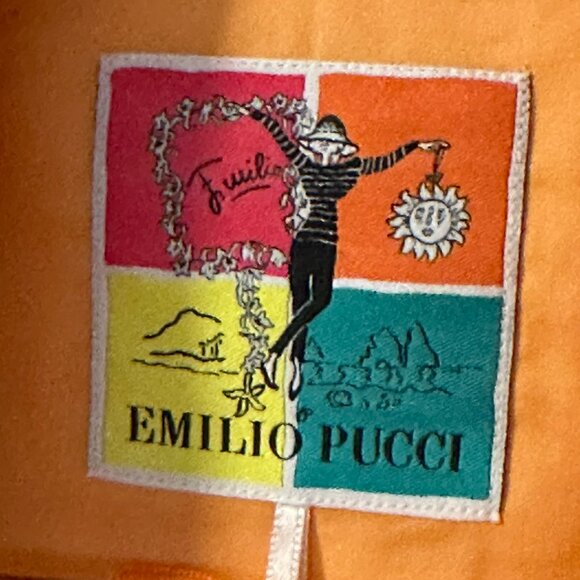 Emilio Pucci | Embroidered-Trim Piped Button Shirt Blouse - Picture 7 of 11